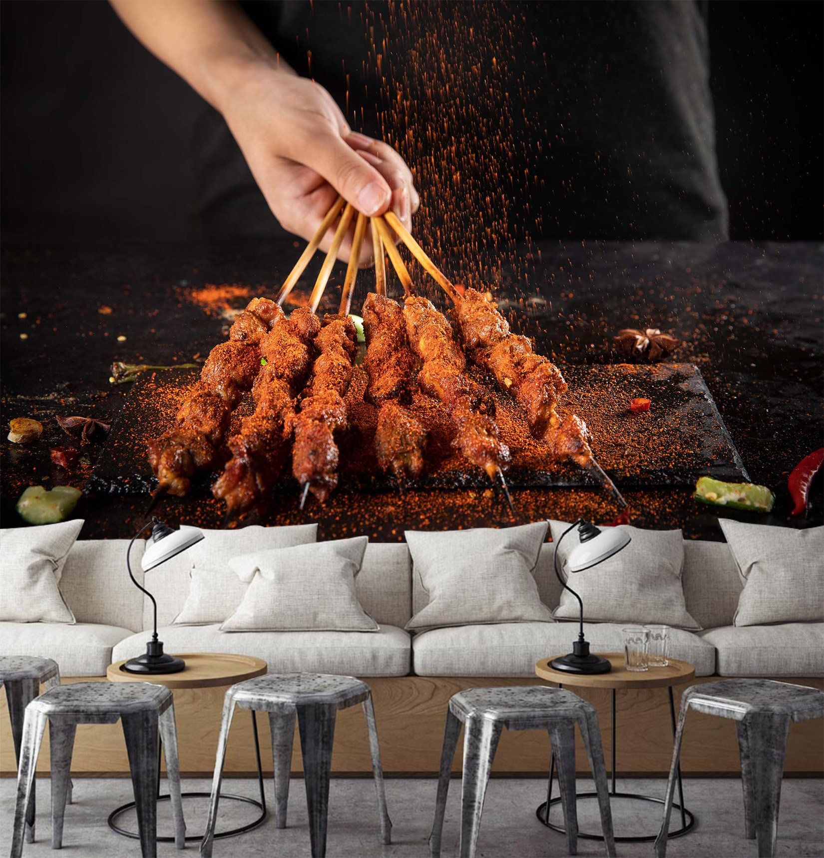 3D Barbecue 1463 Wall Murals Wallpaper AJ Wallpaper 2 