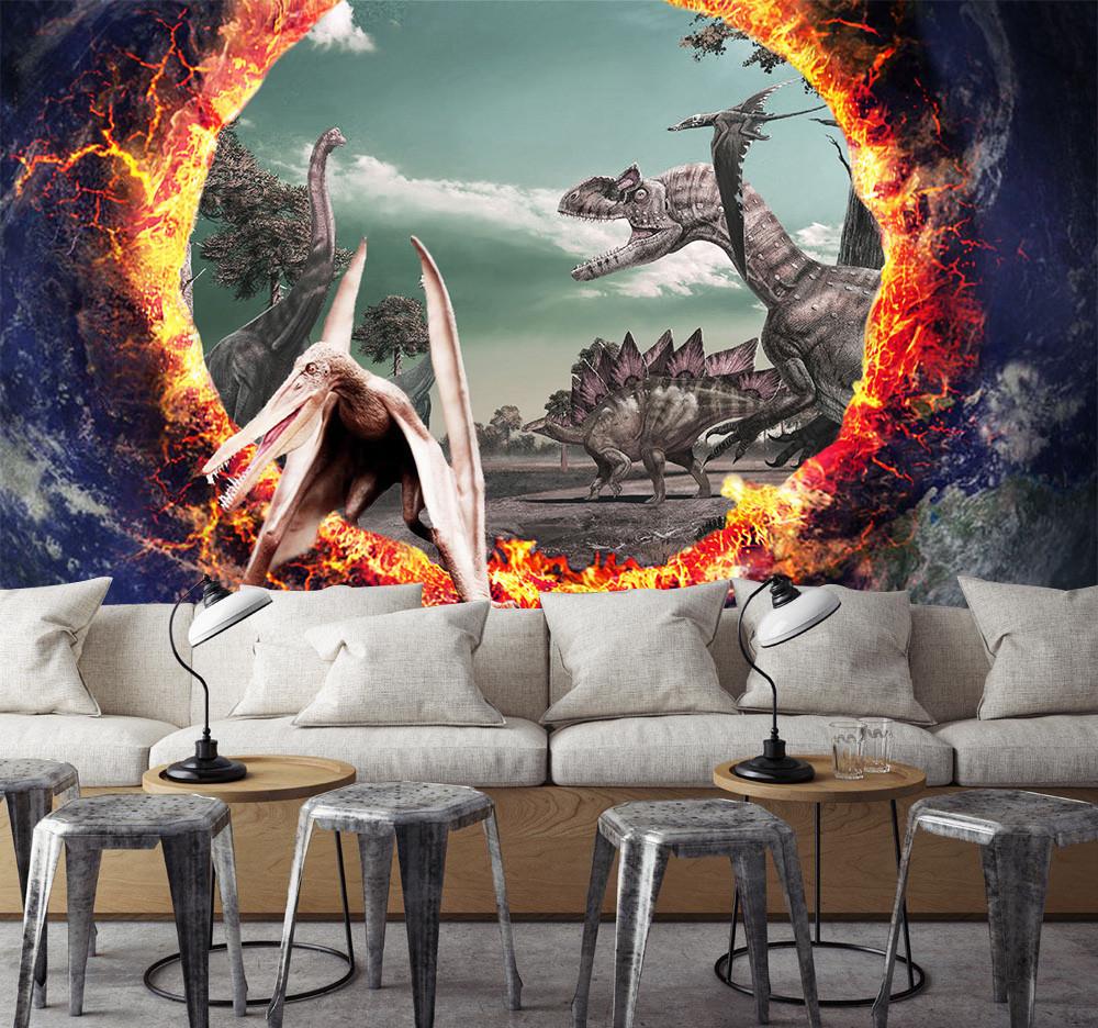 3D Fierce Dinosaur Fighting 68 Wallpaper AJ Wallpaper 