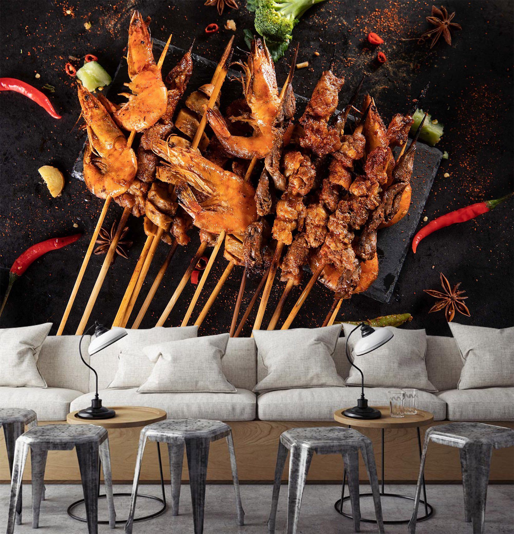 3D Barbecue 1462 Wall Murals Wallpaper AJ Wallpaper 2 