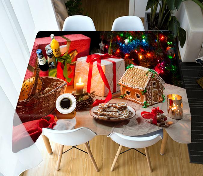 3D Dessert Gift Box 65 Tablecloths Tablecloths AJ Creativity Home 