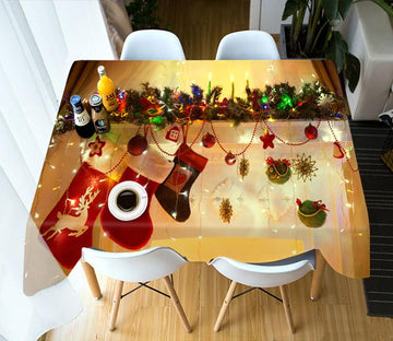 3D Decorative Socks Gift 78 Tablecloths Tablecloths AJ Creativity Home 