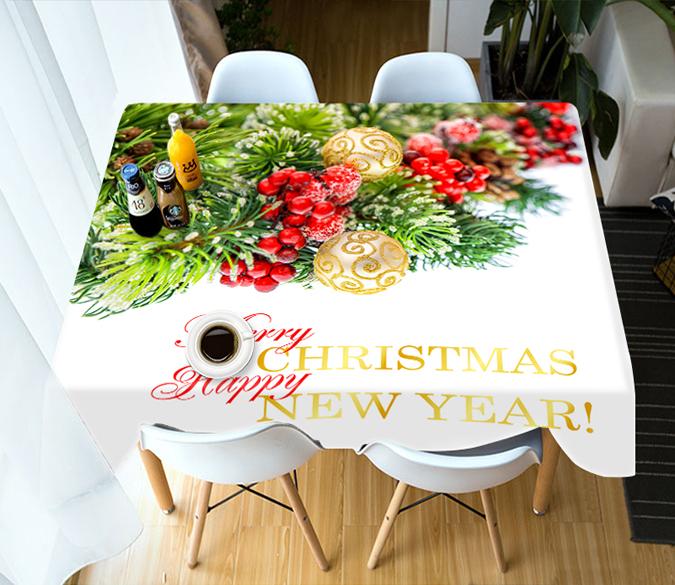 3D English Gold Beads 79 Tablecloths Tablecloths AJ Creativity Home 