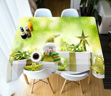 3D Pentagram Green Christmas 83 Tablecloths Tablecloths AJ Creativity Home 