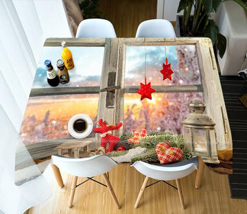 3D Window Candle Charm 85 Tablecloths Tablecloths AJ Creativity Home 