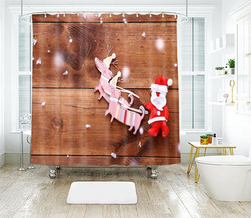 3D Christmas Little Old Man 28 Shower Curtain 3D Shower Curtain AJ Creativity Home 