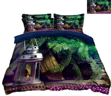 3D Christmas Purple Beads 84 Bed Pillowcases Quilt Quiet Covers AJ Creativity Home 