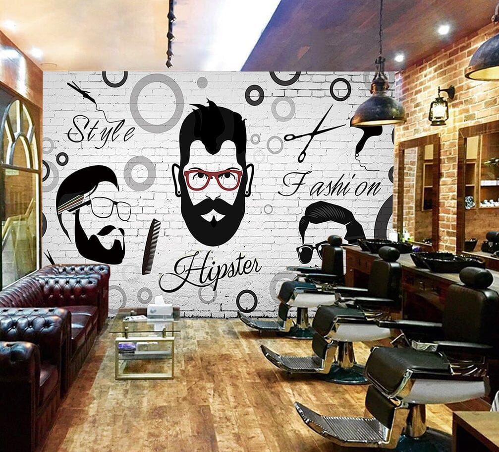 3D Barber 1447 Barber Shop Wall Murals Wallpaper AJ Wallpaper 2 