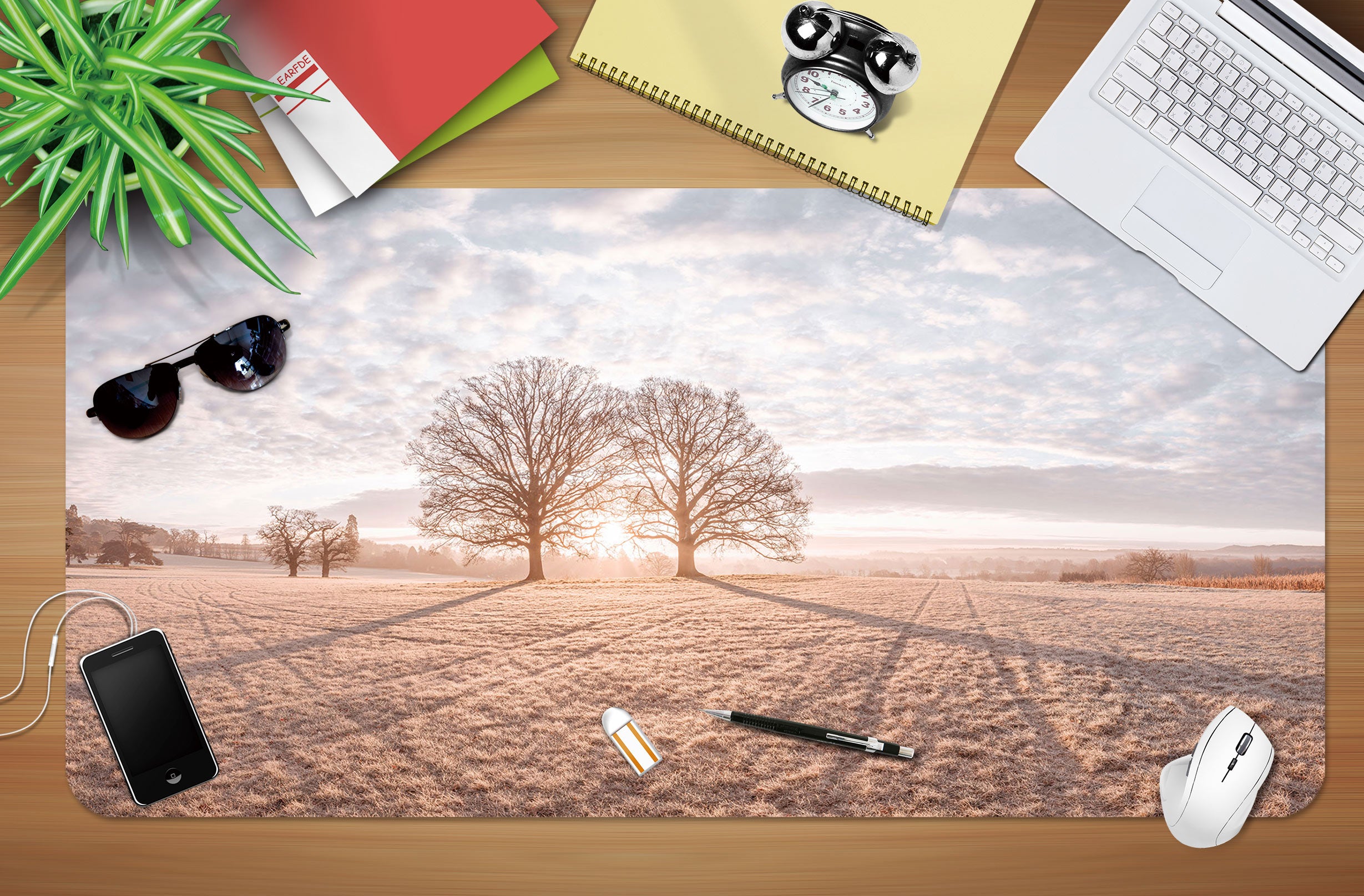 3D Sky Sunlight Lawn Tree 12455 Assaf Frank Desk Mat