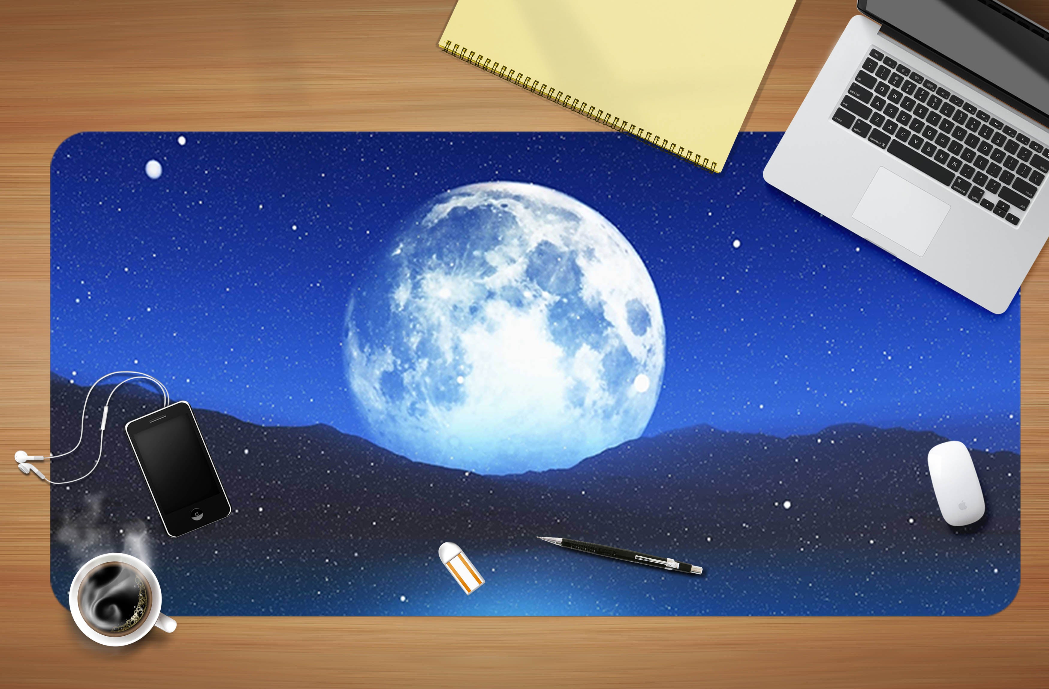 3D Moon 17023 Desk Mat