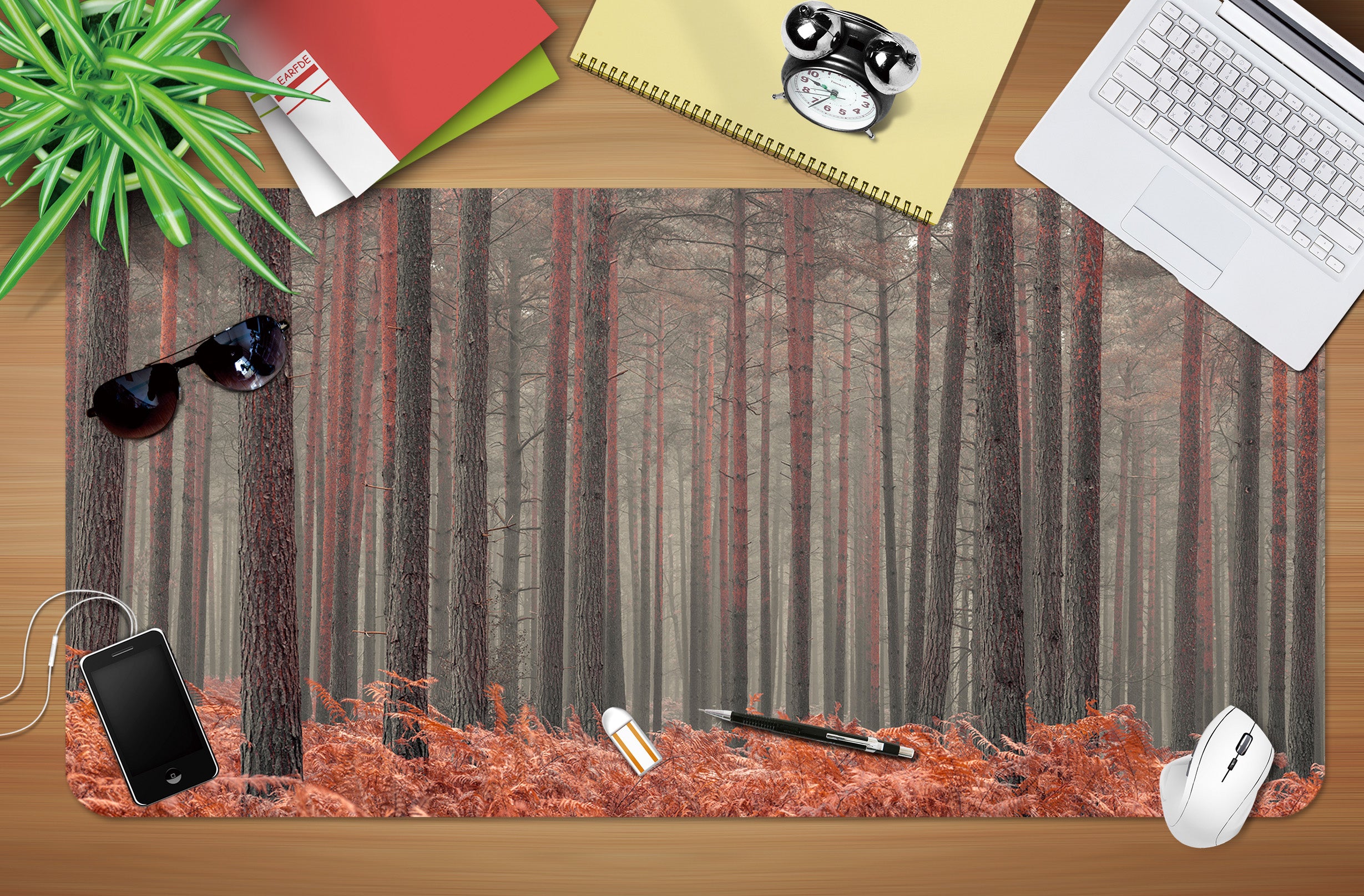 3D Autumn Leaves 7760 Assaf Frank Desk Mat