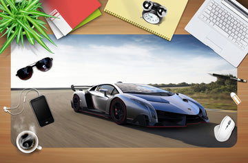 3D Sports Car 17054 Desk Mat
