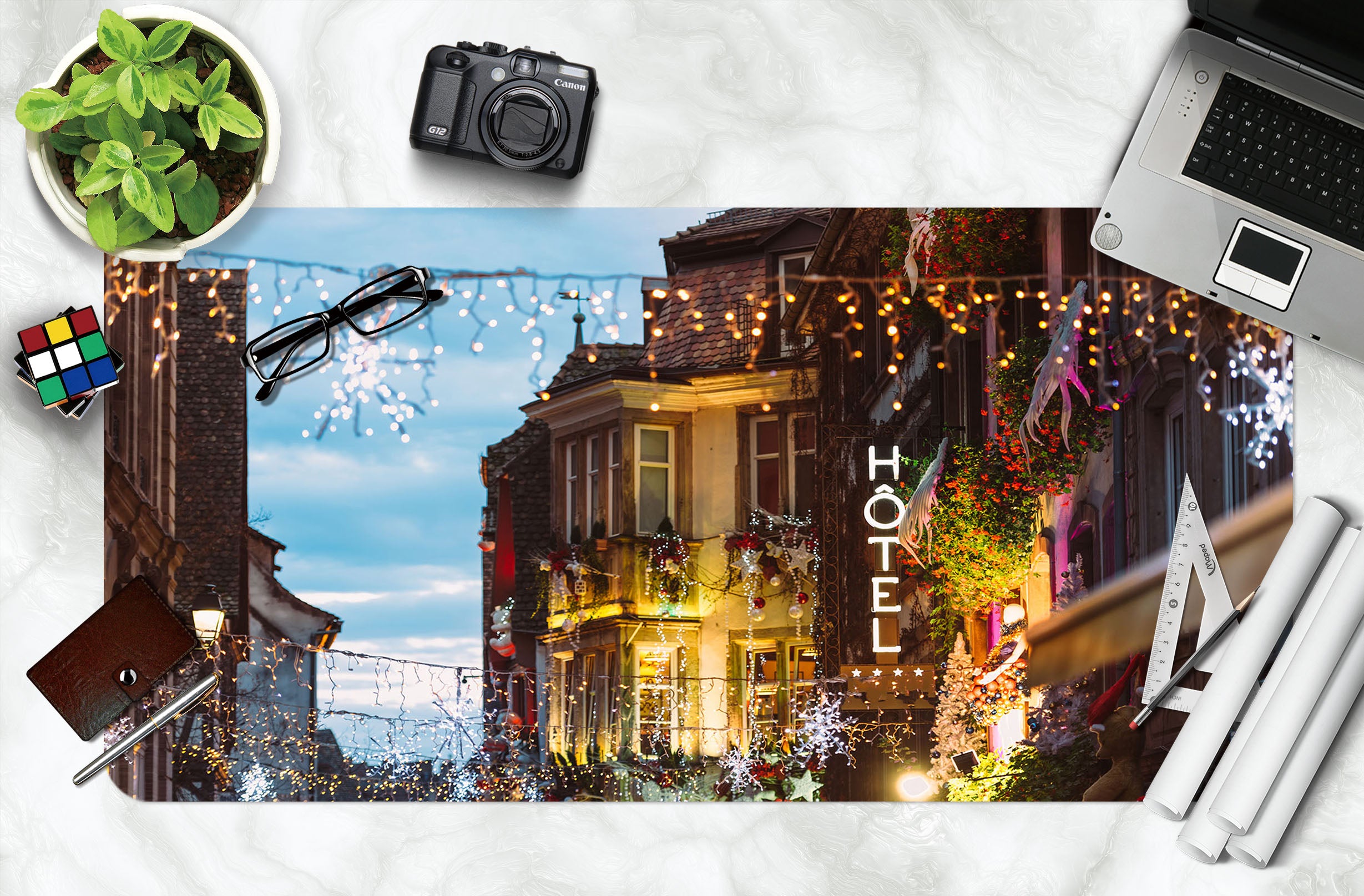 3D Construction 51194 Christmas Desk Mat Xmas