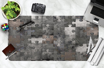 3D Dark Gray Puzzle 17166 Desk Mat