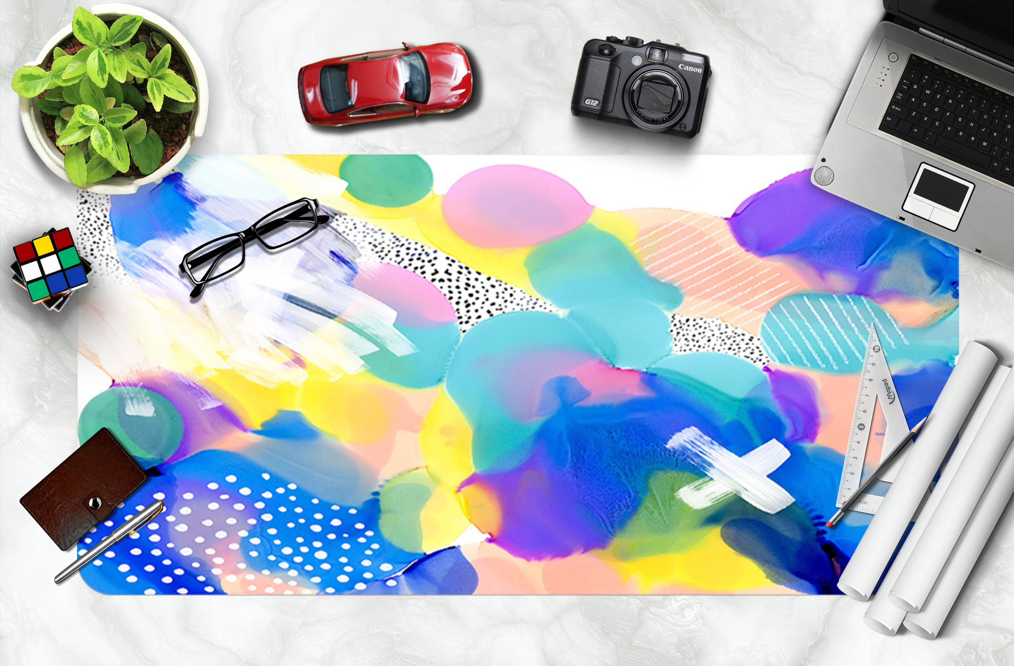 3D Colorful 17094 Desk Mat
