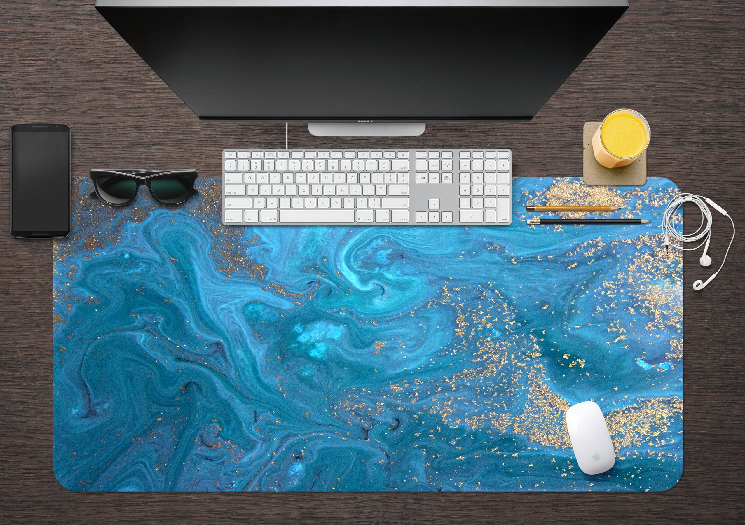 3D Blue Marble 17185 Desk Mat