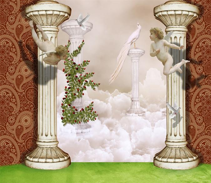 3D Roman Column 245 Wallpaper AJ Wallpaper 2 