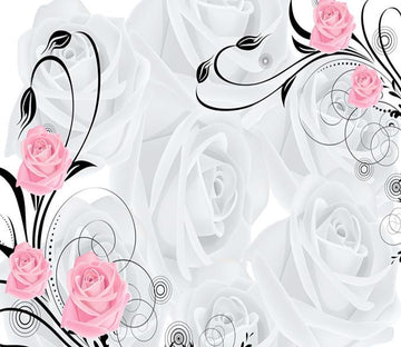 3D Beautiful Pink Rose 3 Wallpaper AJ Wallpapers 