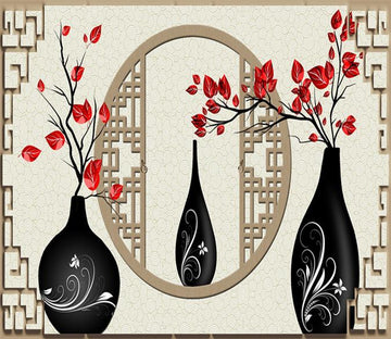 3D Beautiful Red Vast Flower 82 Wallpaper AJ Wallpaper 