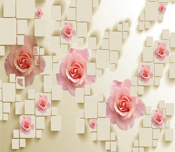 3D Pink Rose Fragrant 66 Wallpaper AJ Wallpapers 