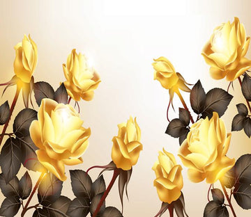 3D Golden Tulips 65 Wallpaper AJ Wallpapers 