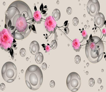 3D Branch Flower Jasmine 181 Wallpaper AJ Wallpaper 