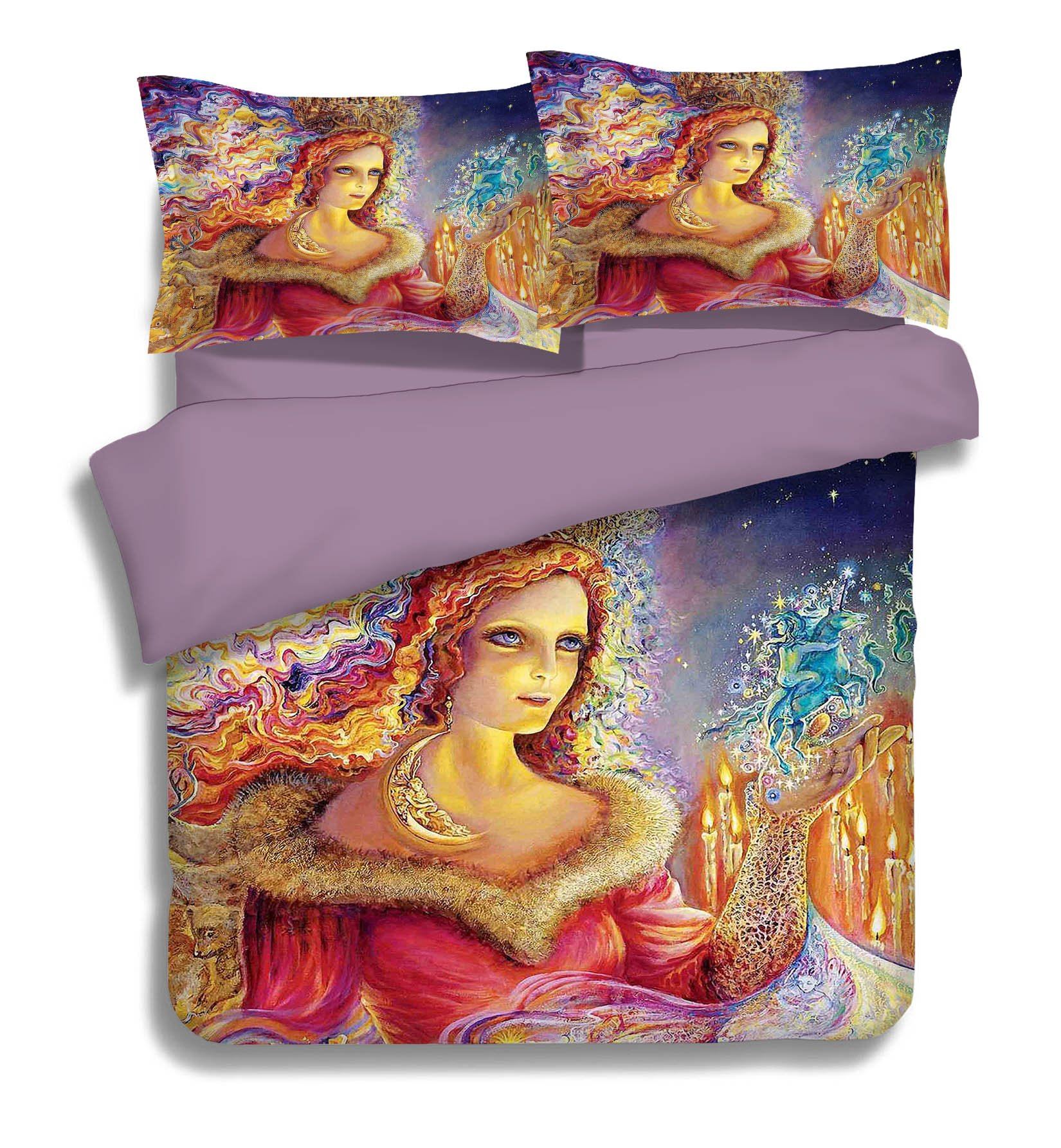 3D Magic Queen 281 Bed Pillowcases Quilt Wallpaper AJ Wallpaper 