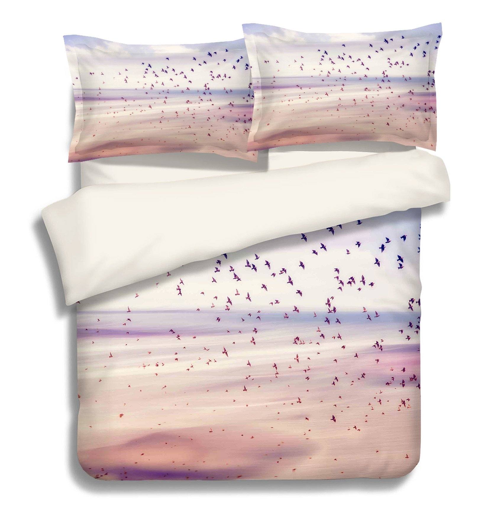 3D Migratory Birds 218 Bed Pillowcases Quilt Wallpaper AJ Wallpaper 