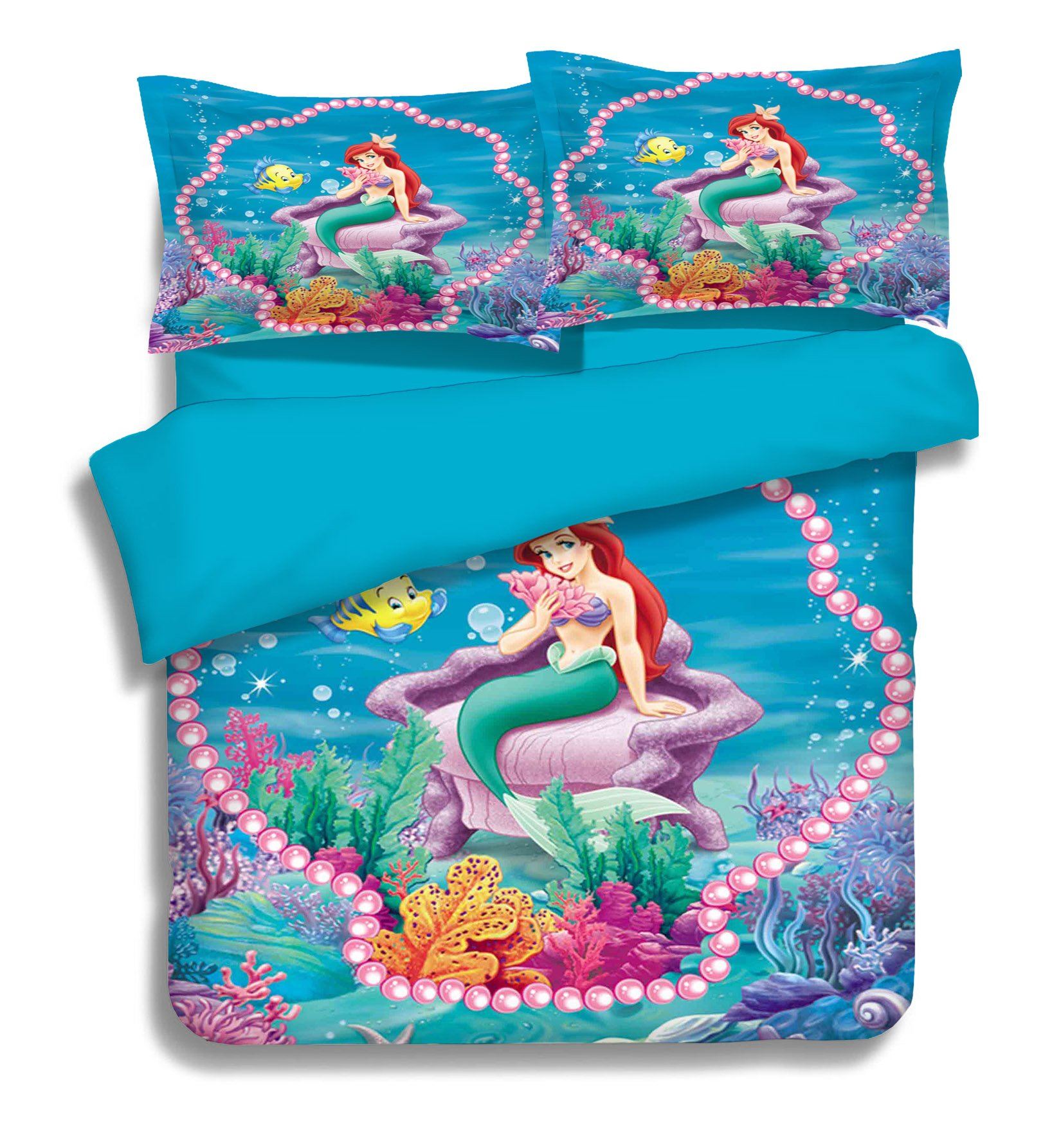 3D Pretty Mermaid 147 Bed Pillowcases Quilt Wallpaper AJ Wallpaper 