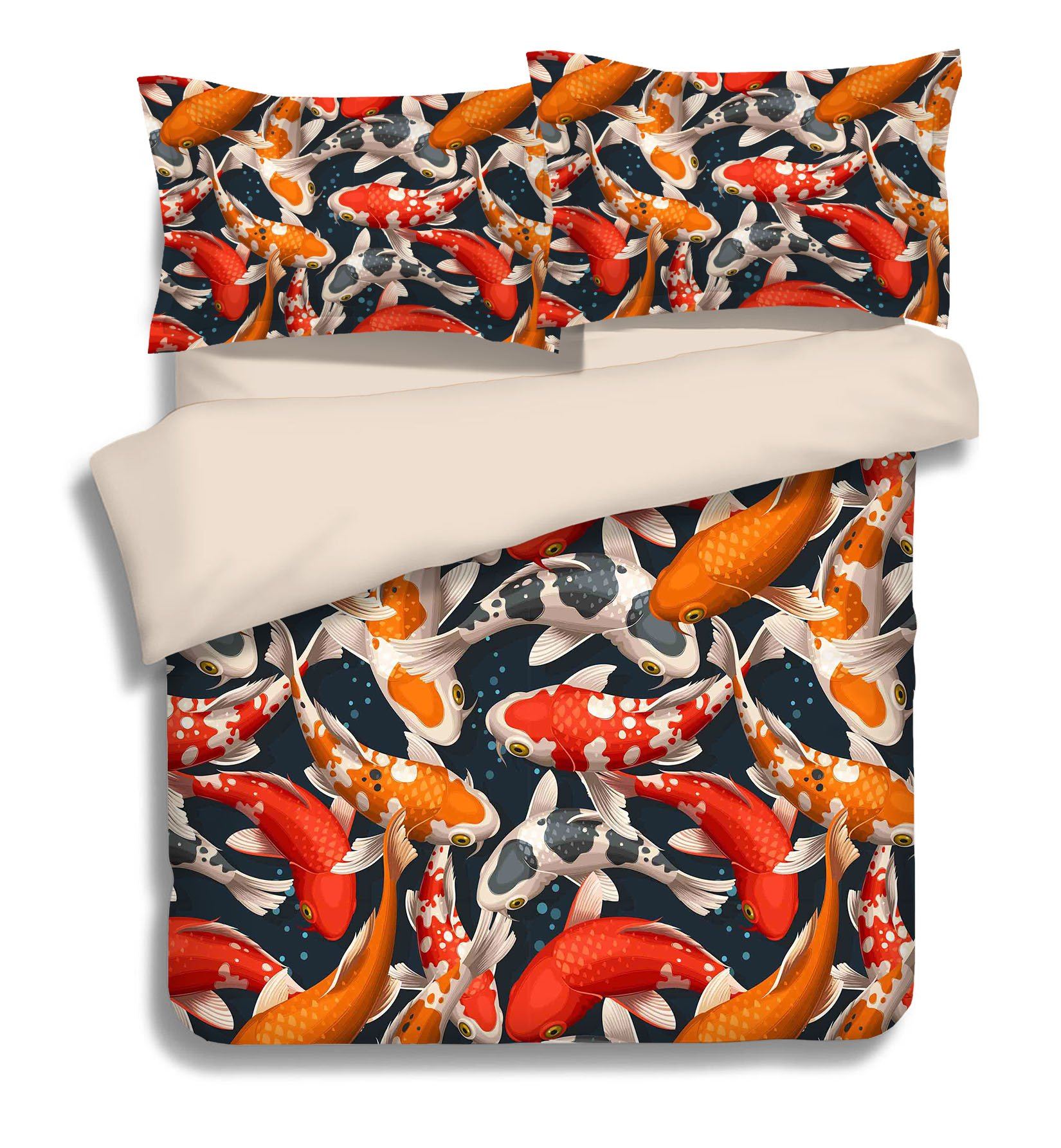 3D Colorful Fishes 270 Bed Pillowcases Quilt Wallpaper AJ Wallpaper 