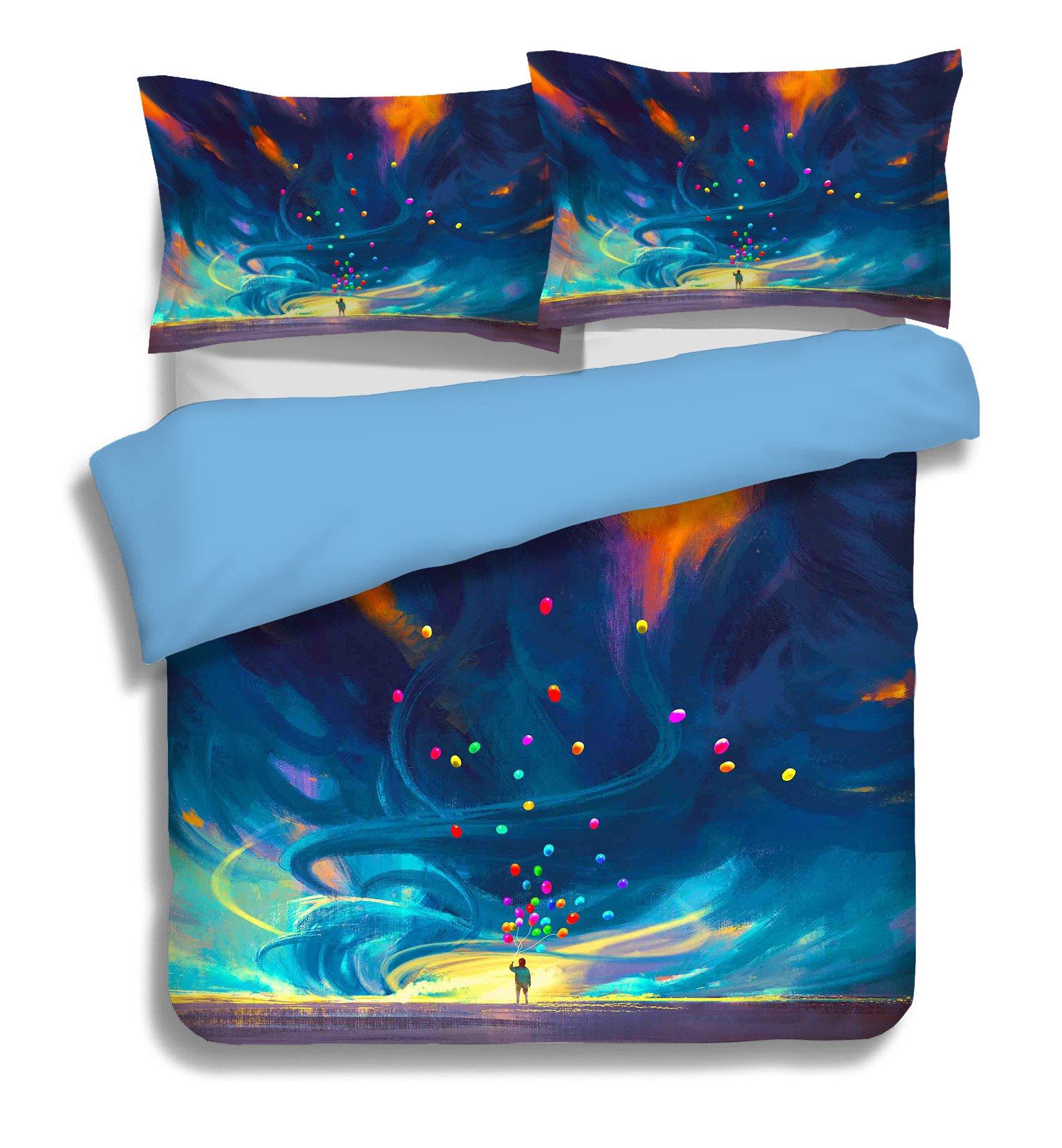 3D Sky Balloon 044 Bed Pillowcases Quilt Wallpaper AJ Wallpaper 