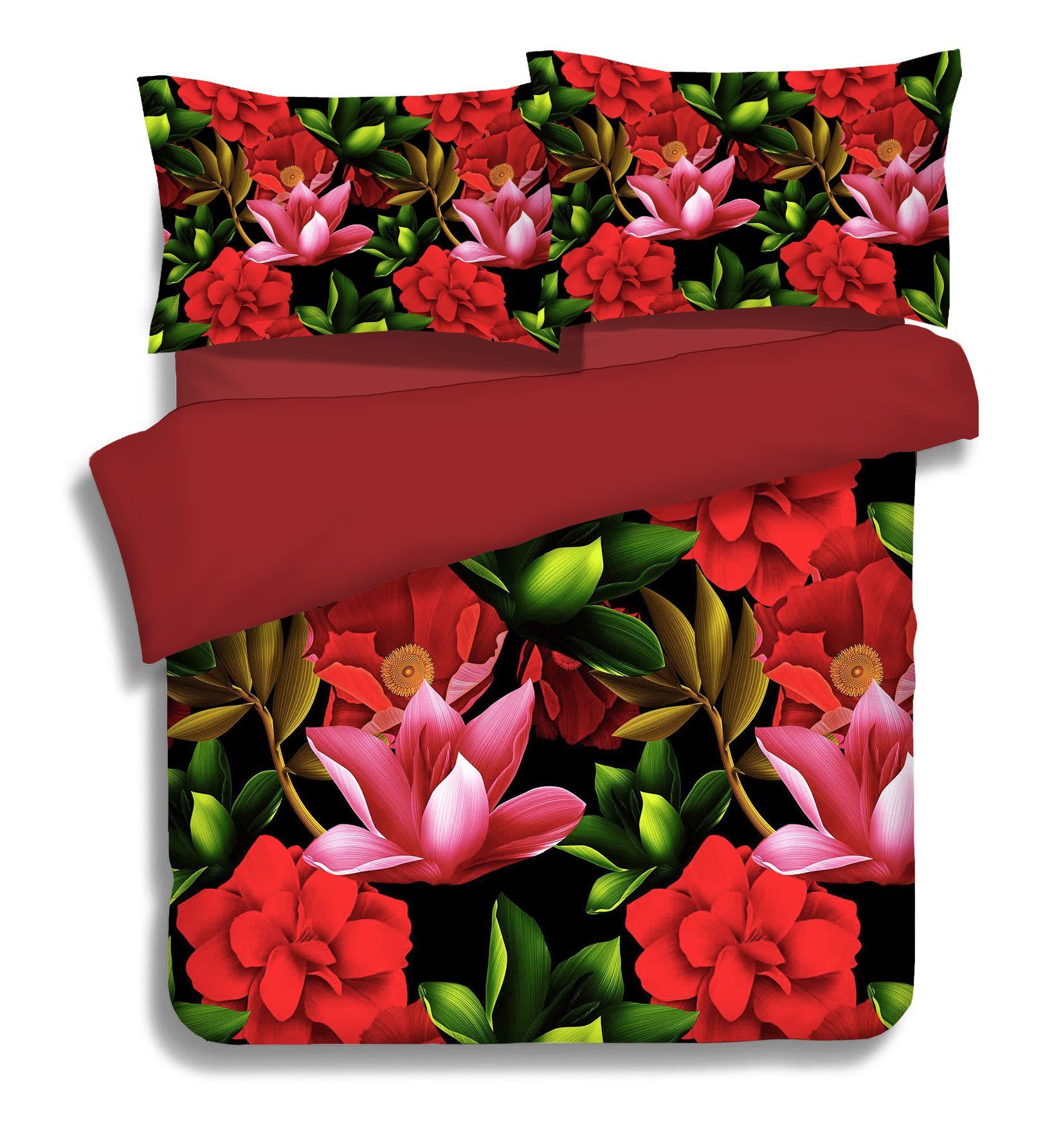 3D Bright Flowers 273 Bed Pillowcases Quilt Wallpaper AJ Wallpaper 