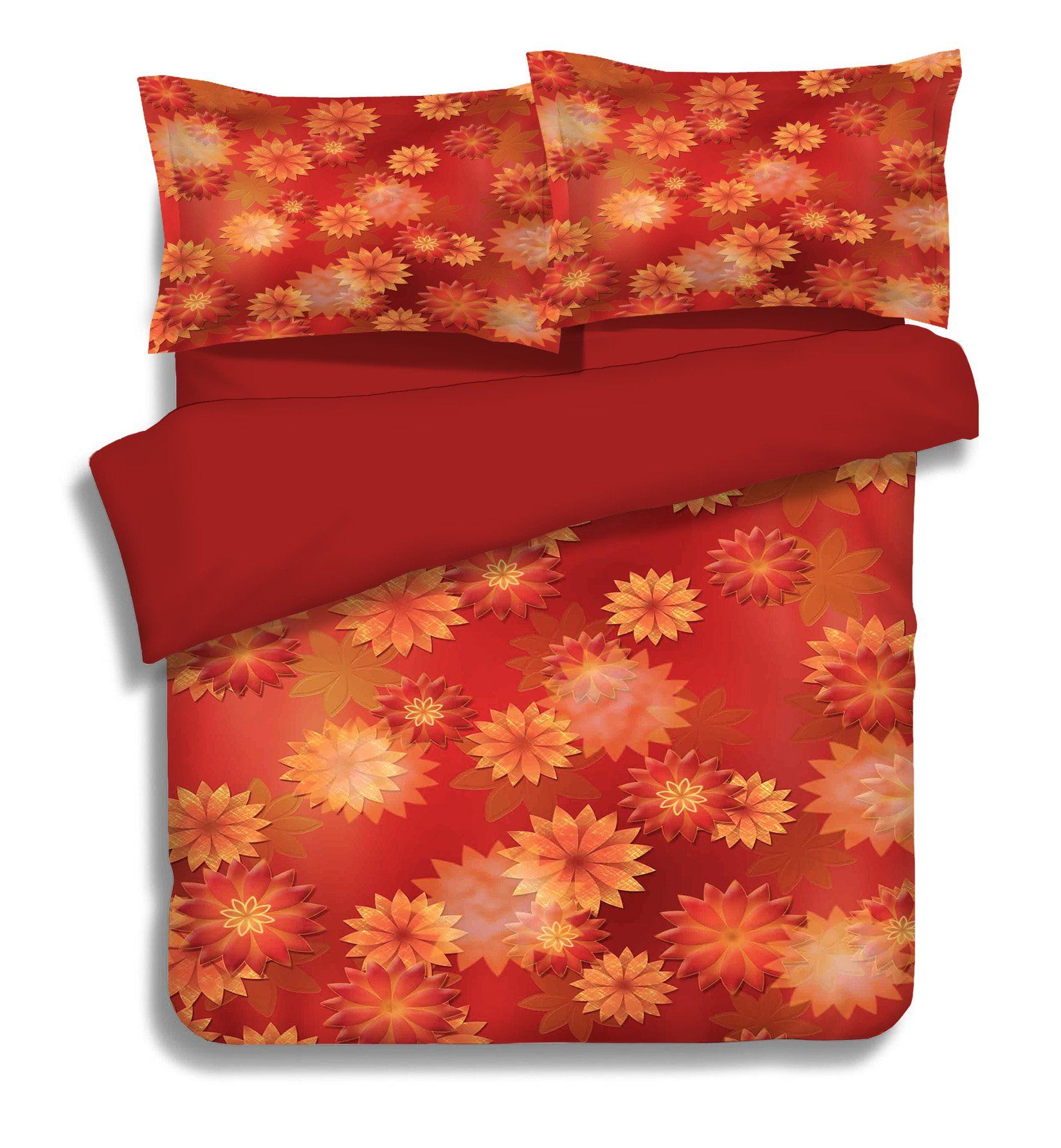 3D Flowers Pattern 164 Bed Pillowcases Quilt Wallpaper AJ Wallpaper 