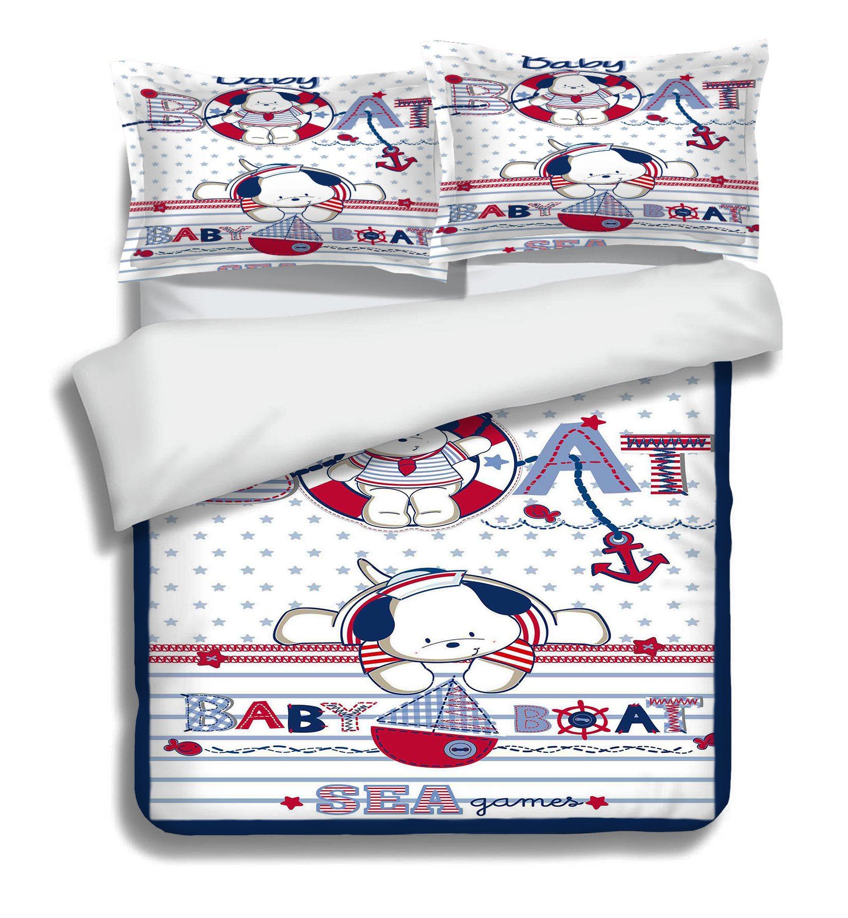 3D Cartoon Bear 084 Bed Pillowcases Quilt Wallpaper AJ Wallpaper 