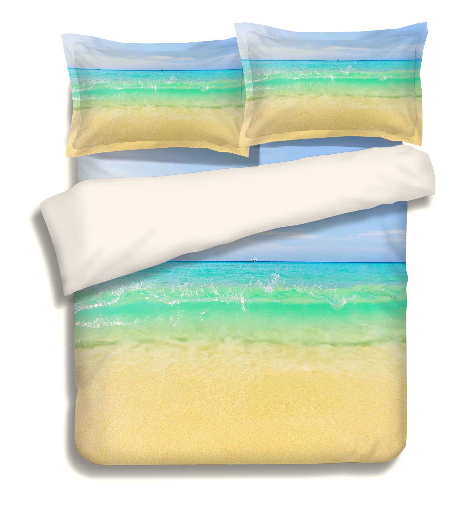 3D Endless Sea 34 Bed Pillowcases Quilt Wallpaper AJ Wallpaper 