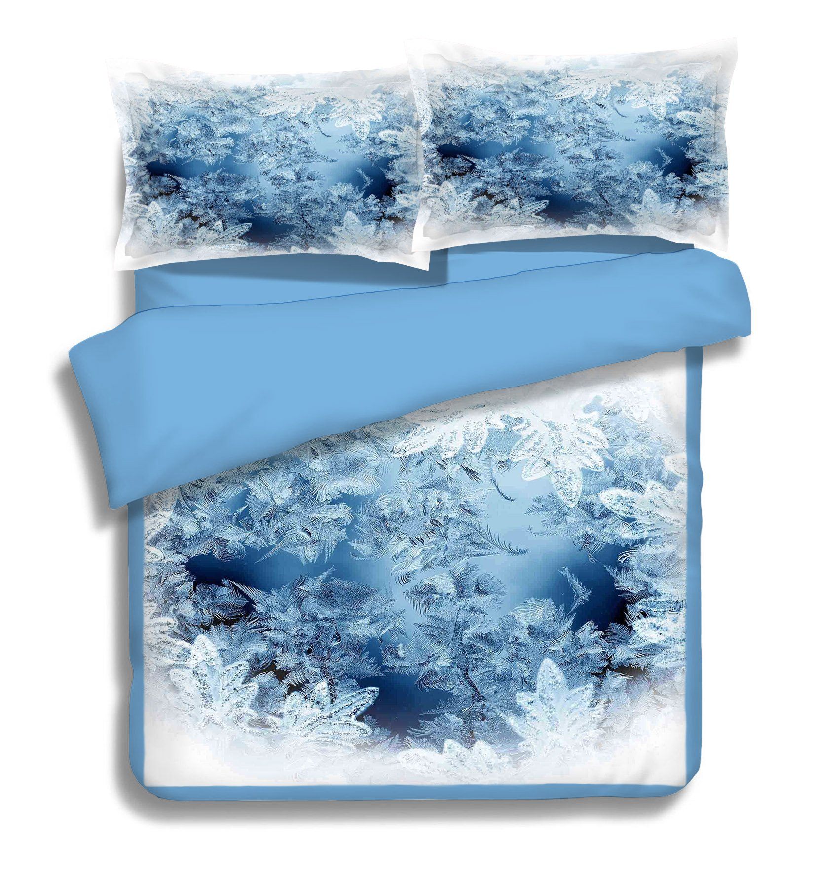 3D Ice Flower 166 Bed Pillowcases Quilt Wallpaper AJ Wallpaper 