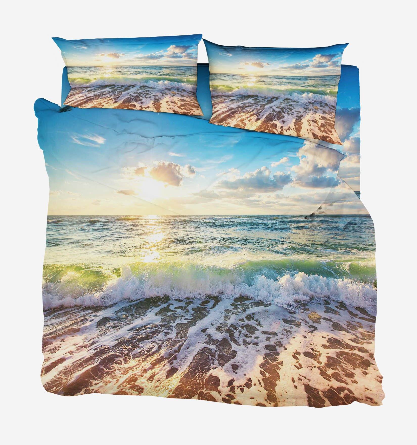 3D Sea Scenery 16 Bed Pillowcases Quilt Wallpaper AJ Wallpaper 