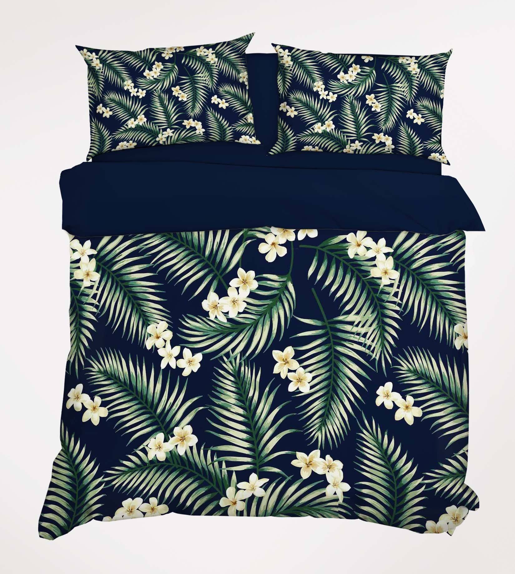 3D Flowers Leaves 187 Bed Pillowcases Quilt Wallpaper AJ Wallpaper 