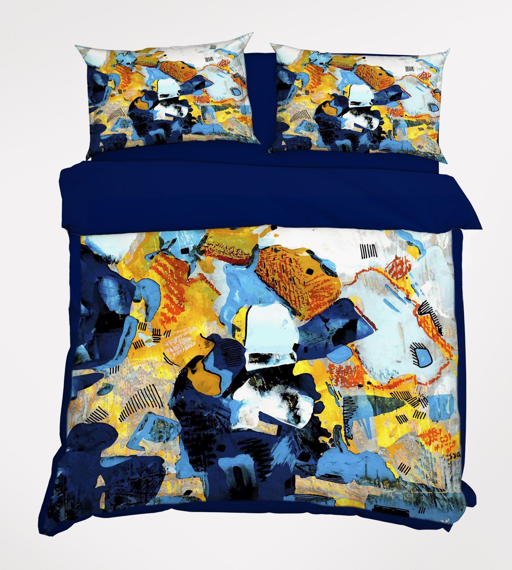 3D Abstract Painting 074 Bed Pillowcases Quilt Wallpaper AJ Wallpaper 