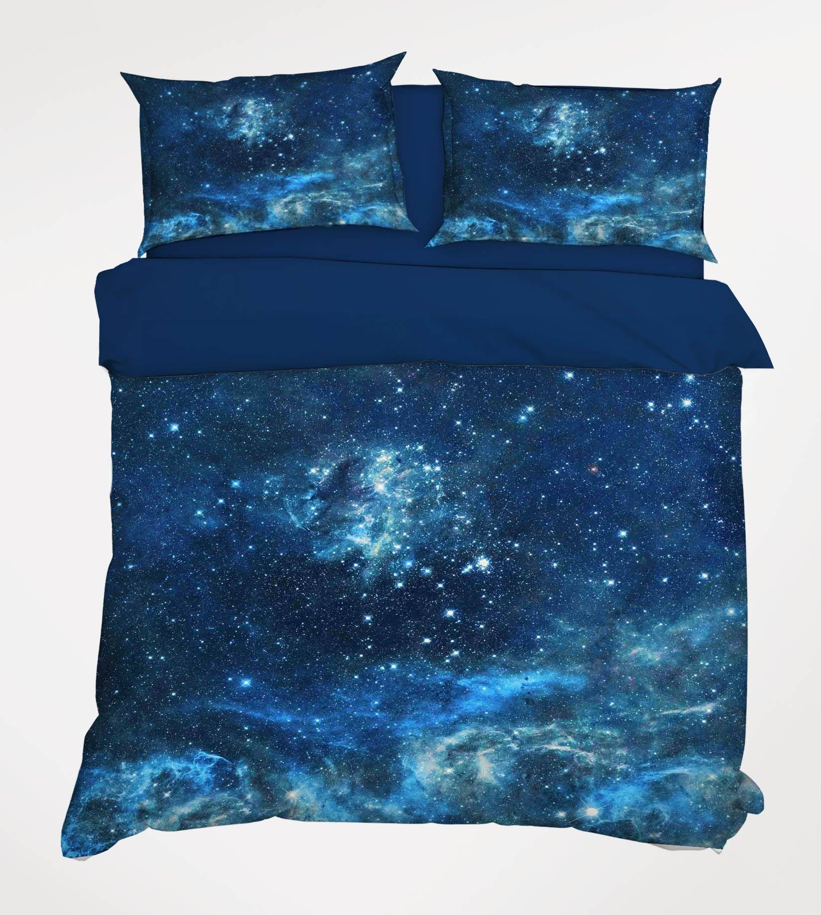 3D Blue Sky Stars 184 Bed Pillowcases Quilt Wallpaper AJ Wallpaper 