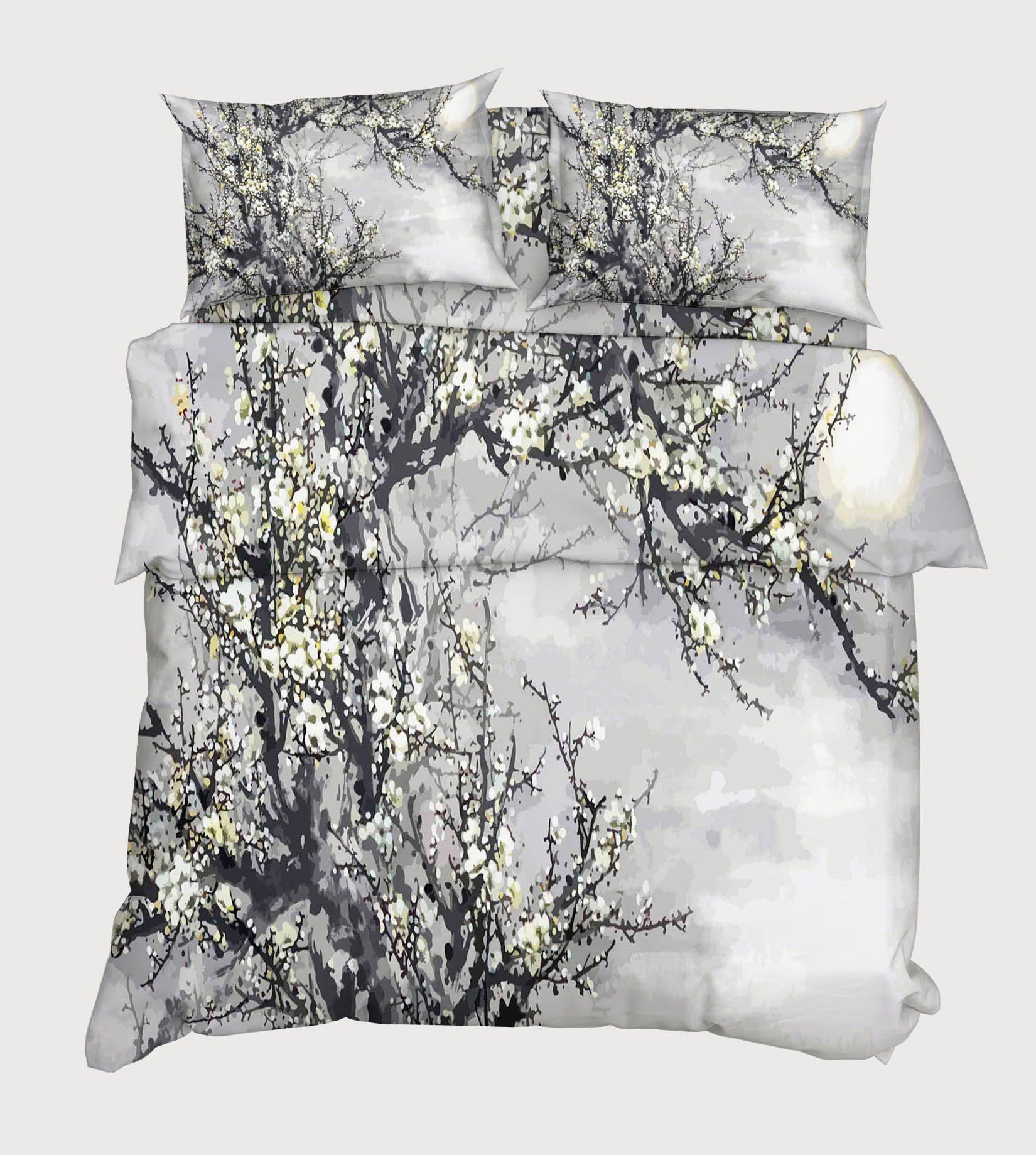3D Plum Flowers 60 Bed Pillowcases Quilt Wallpaper AJ Wallpaper 