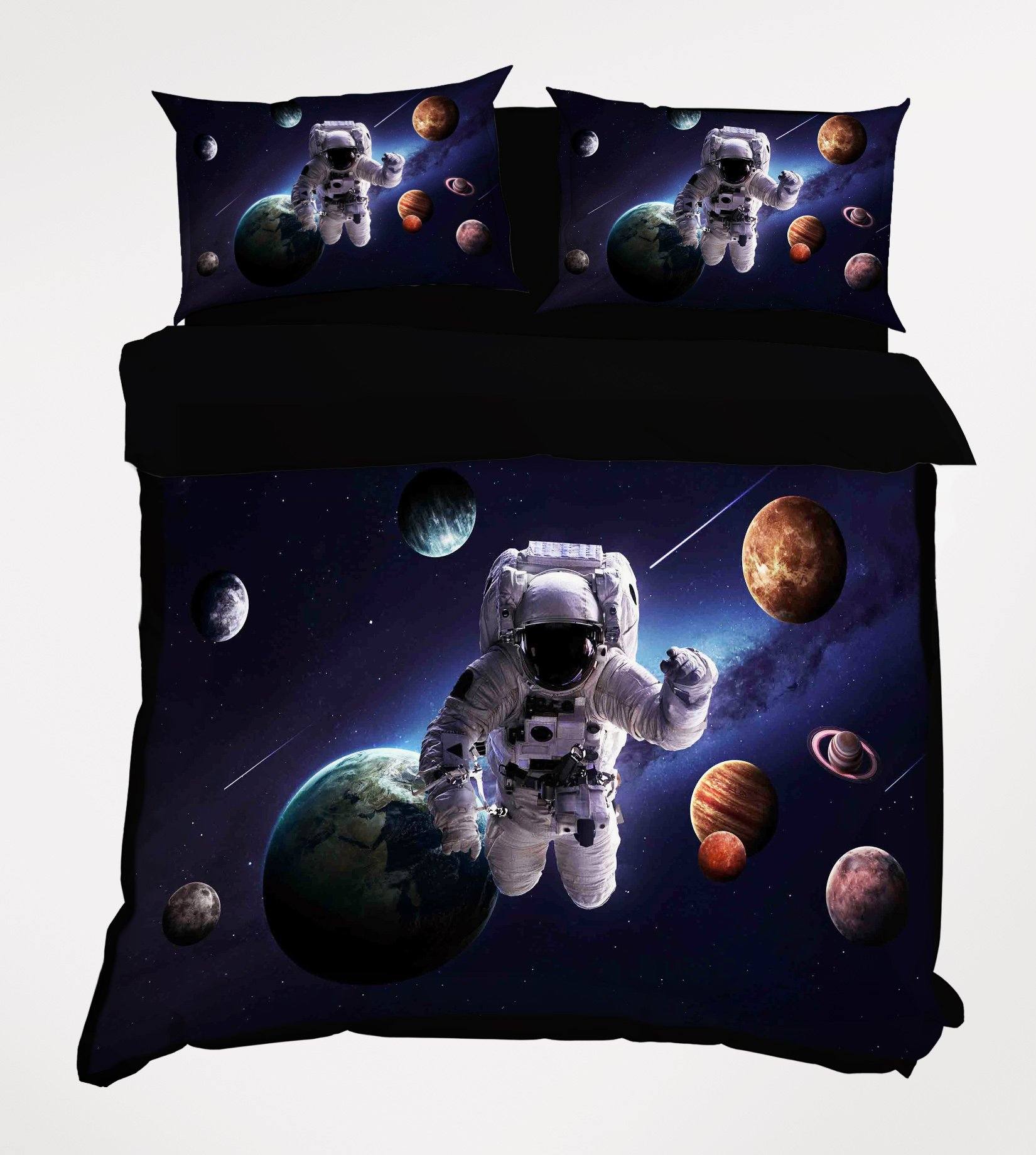 3D Astronaut Planet 160 Bed Pillowcases Quilt Wallpaper AJ Wallpaper 