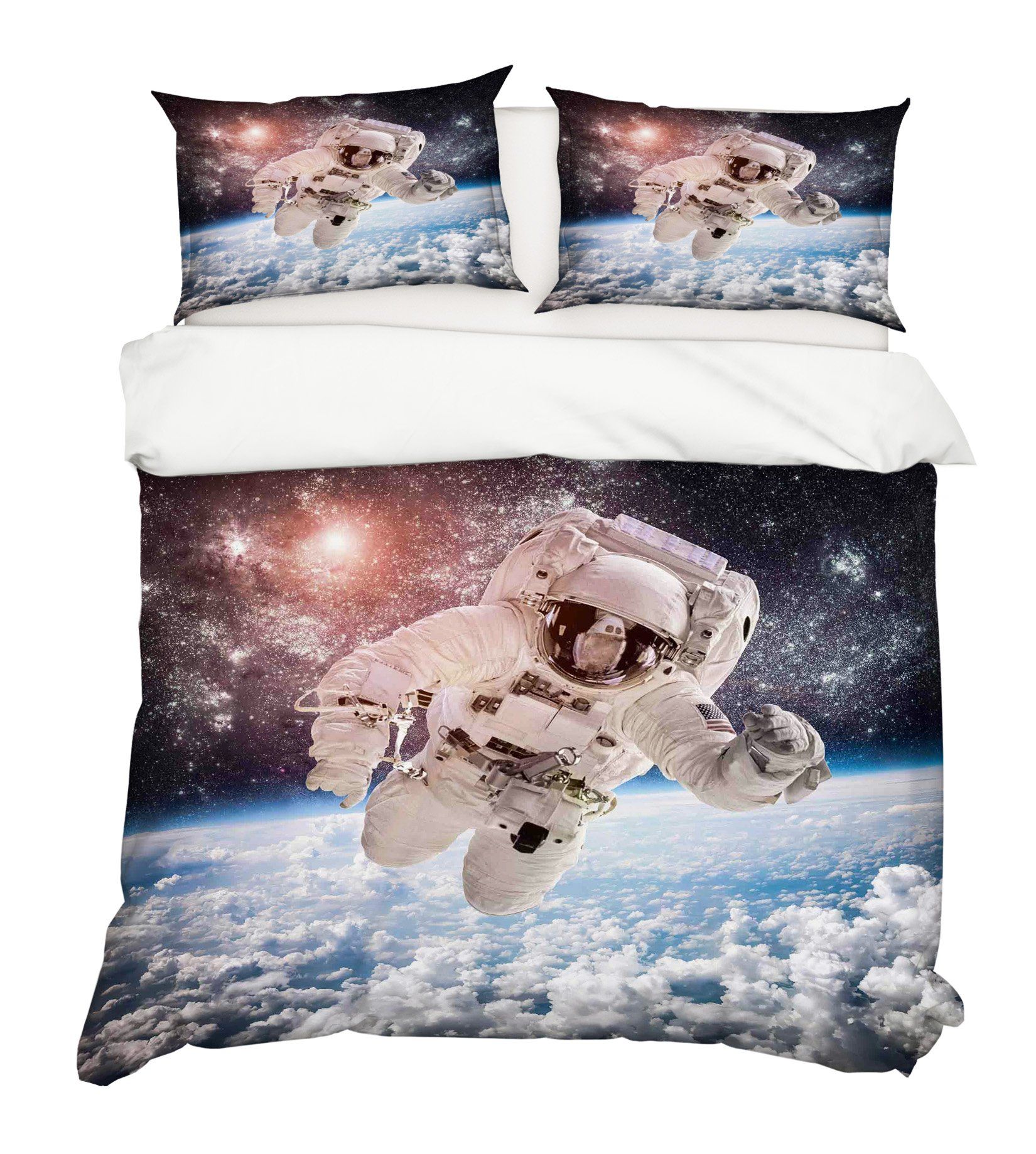 3D Space Astronaut 146 Bed Pillowcases Quilt Wallpaper AJ Wallpaper 