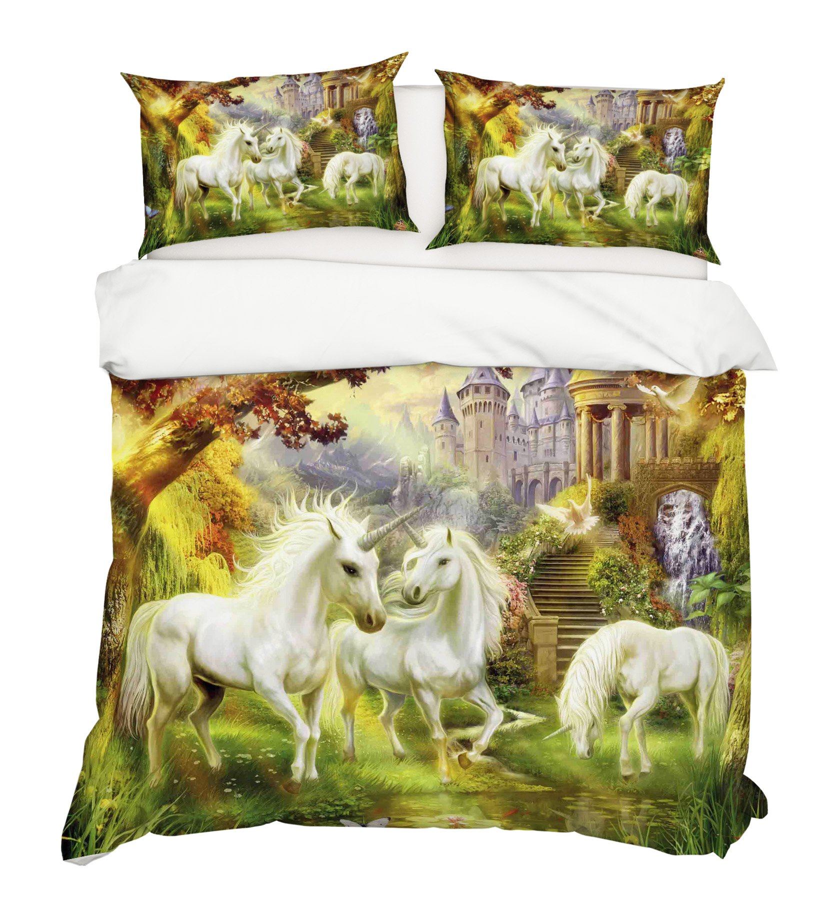 3D Unicorn River 248 Bed Pillowcases Quilt Wallpaper AJ Wallpaper 