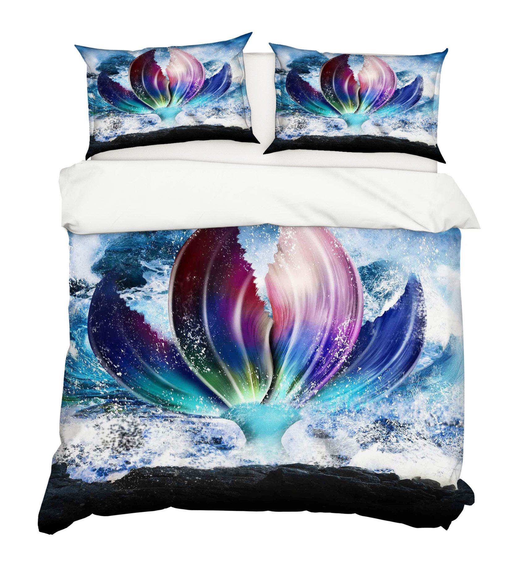 3D Mermaid Tail 242 Bed Pillowcases Quilt Wallpaper AJ Wallpaper 