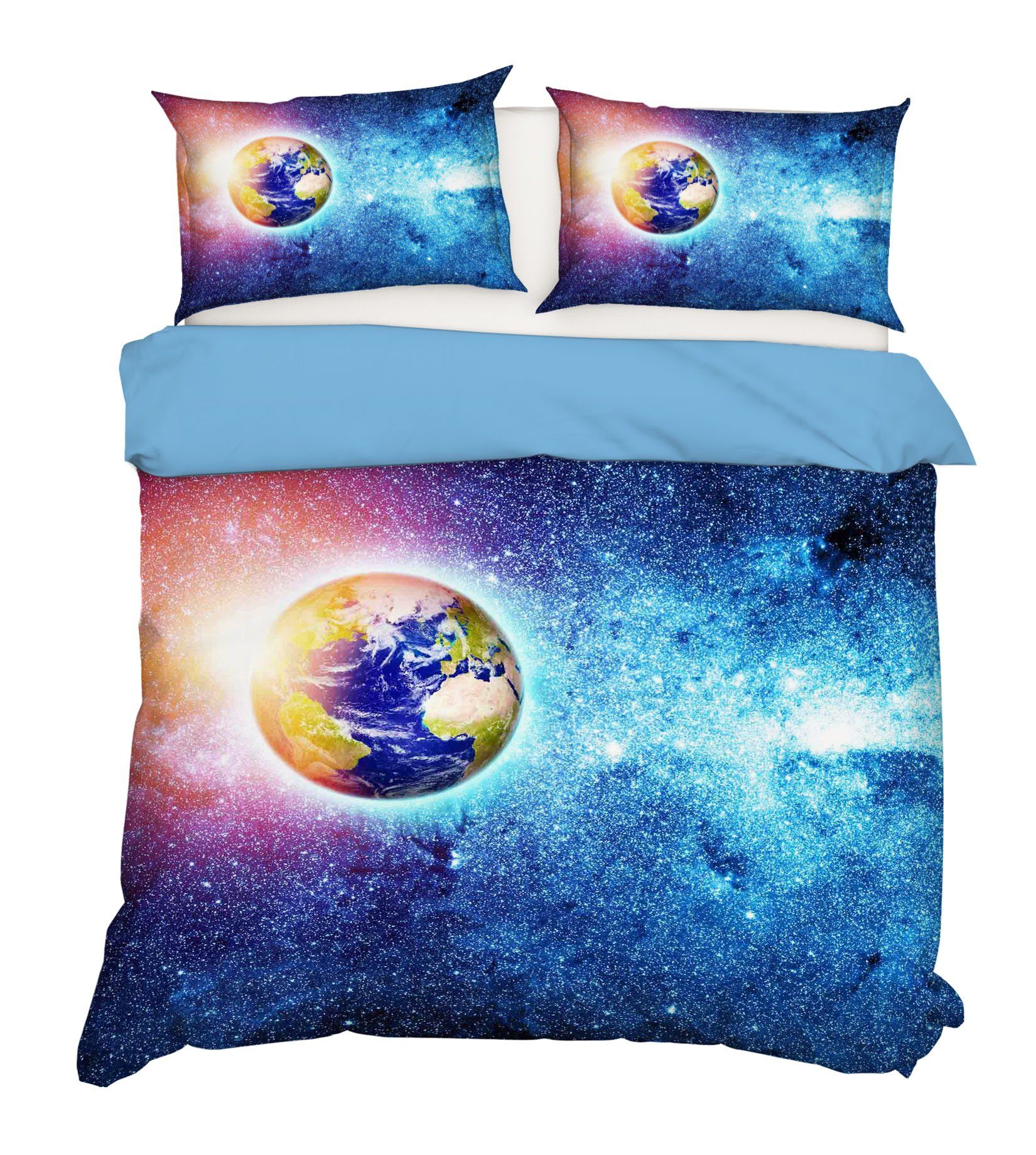 3D Earth Stars 127 Bed Pillowcases Quilt Wallpaper AJ Wallpaper 