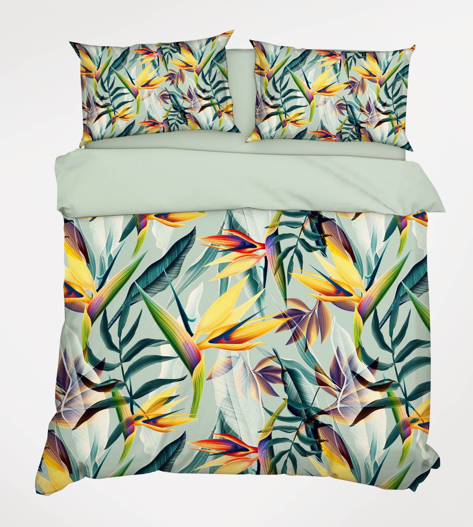 3D Strelitzia Flowers 197 Bed Pillowcases Quilt Wallpaper AJ Wallpaper 