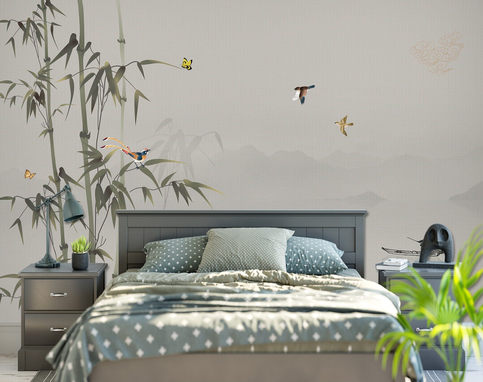 3D Bamboo Forest 1599 Wall Murals Wallpaper AJ Wallpaper 2 