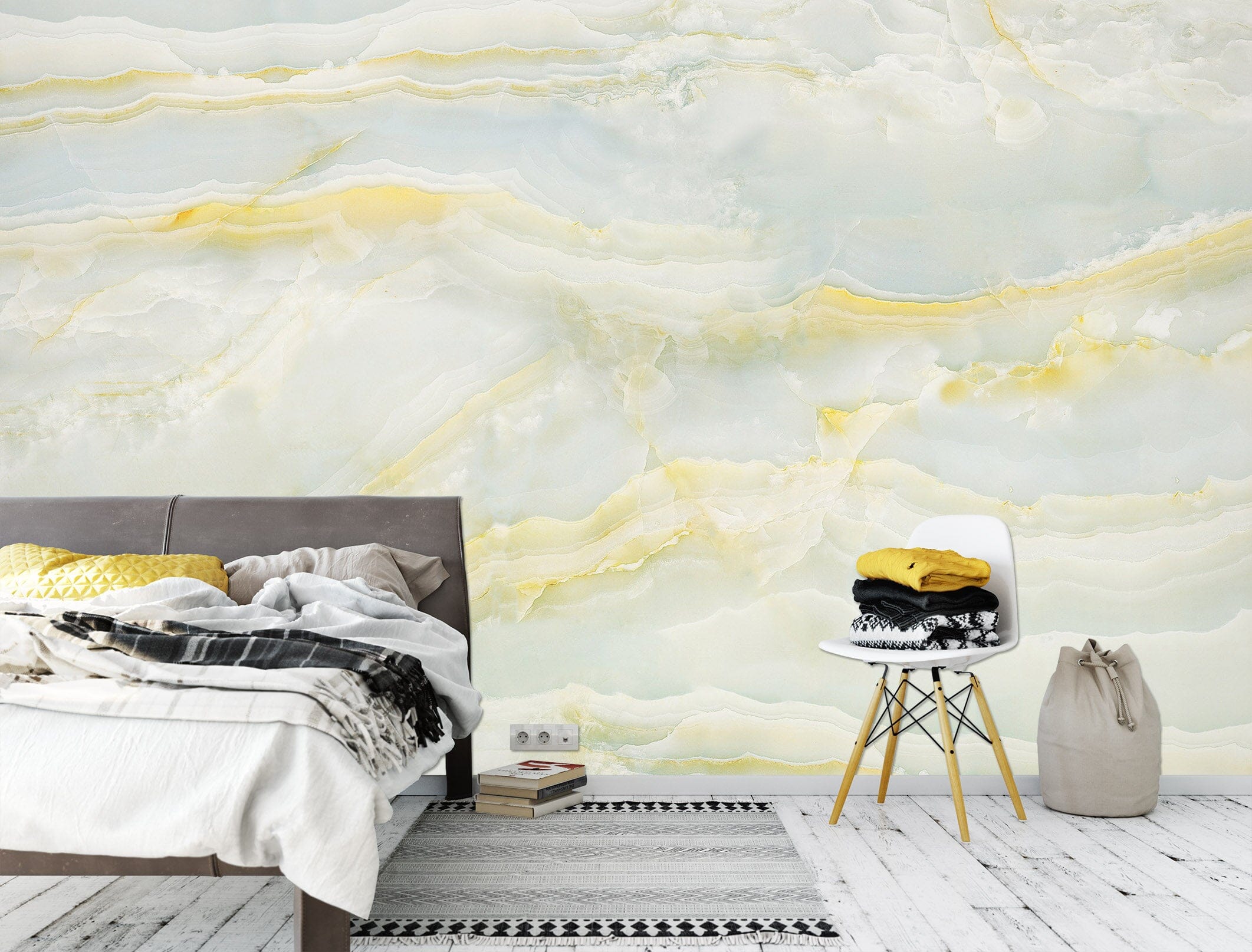 3D Yellow Pattern 1498 Wall Murals Wallpaper AJ Wallpaper 2 