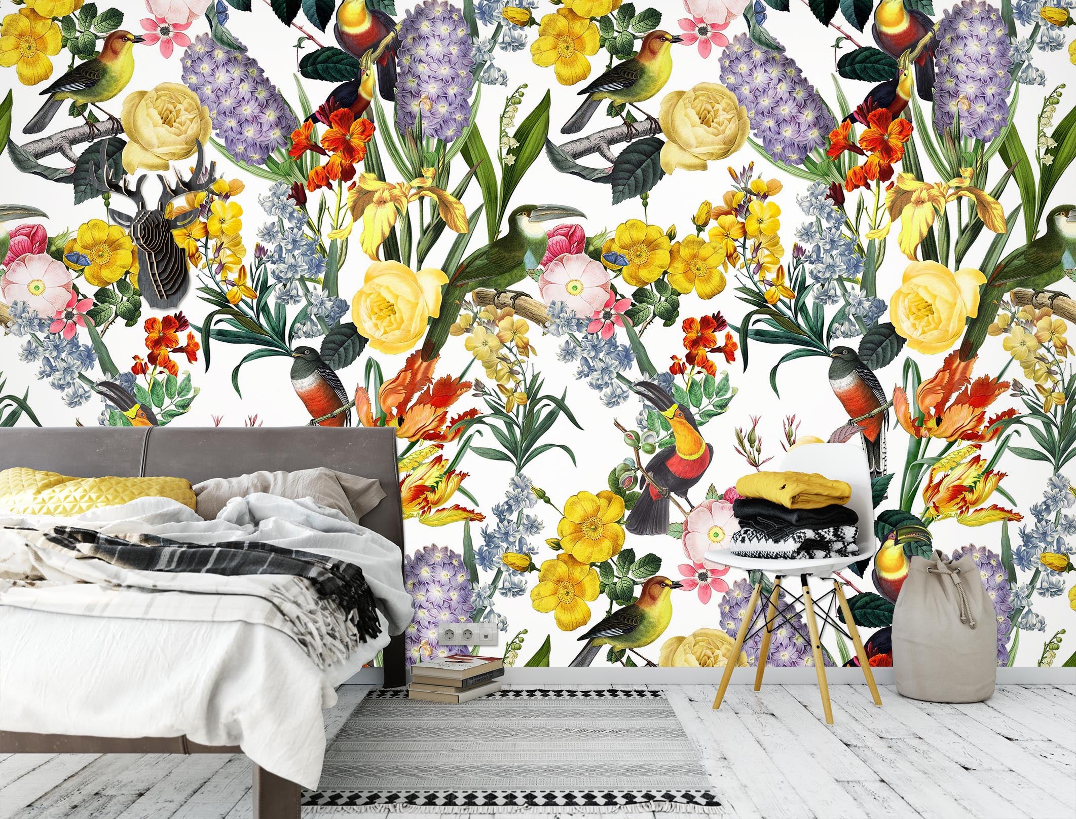 3D Summer Flowers 138 Uta Naumann Wall Mural Wall Murals