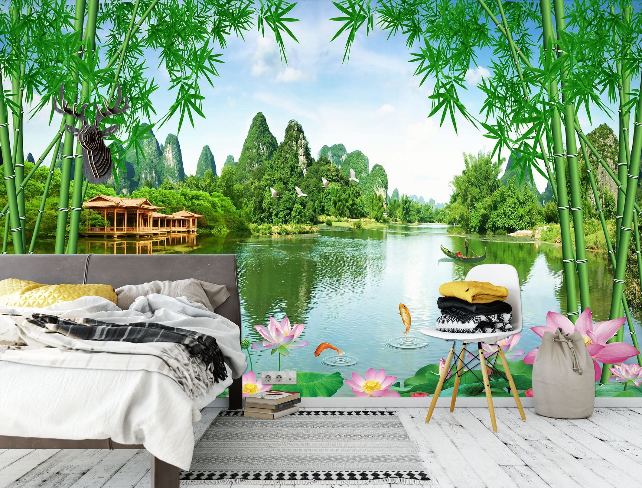 3D Spring Park 1626 Wall Murals Wallpaper AJ Wallpaper 2 